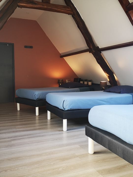 chambre 3 couchages gîte le Coquelicot chambre 3 couchages gîte le Coquelicot