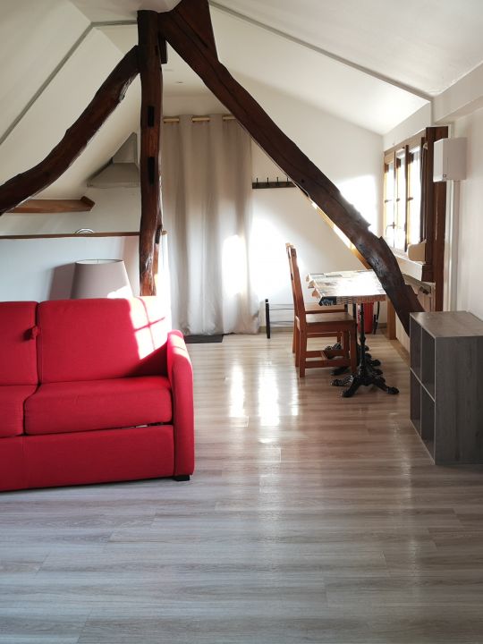 petit salon cuisine gîte le Coquelicot petit salon cuisine gîte le Coquelicot